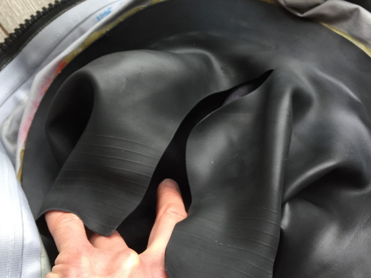 How to fix a big, nasty tear in your drysuit neck gasket